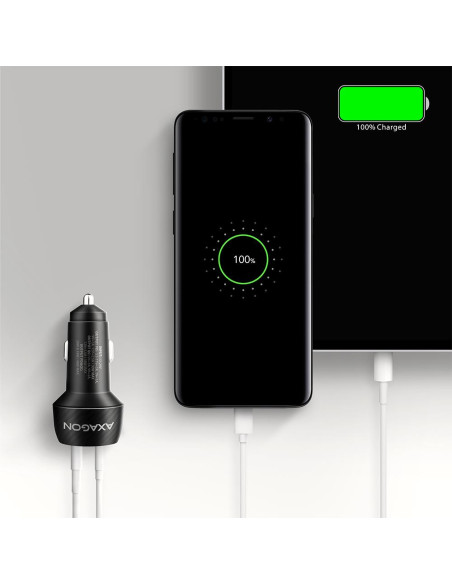 MOBILE CHARGER CAR USB 2PORT/48W PWC-PQ48 AXAGON