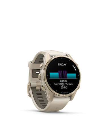 SMARTWATCH FENIX 8 SAPPHIRE/SOFT GOLD 010-02903-11 GARMIN
