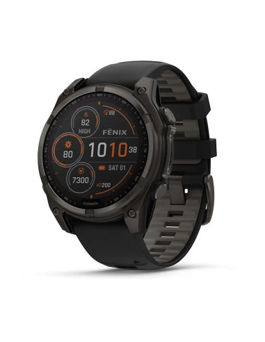 SMARTWATCH FENIX 8 SAPP. SOLAR/BLACK/GRAY 010-02906-11 GARMIN