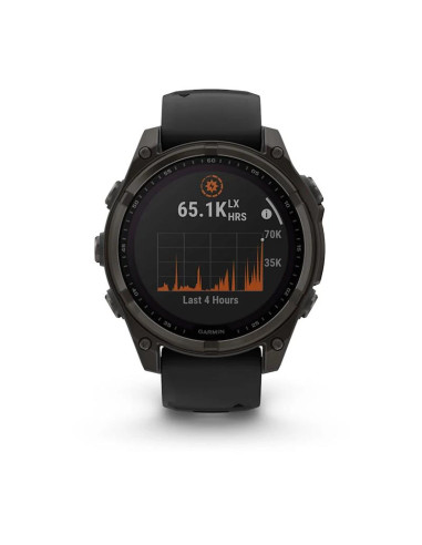 SMARTWATCH FENIX 8 SAPP. SOLAR/BLACK/GRAY 010-02906-11 GARMIN