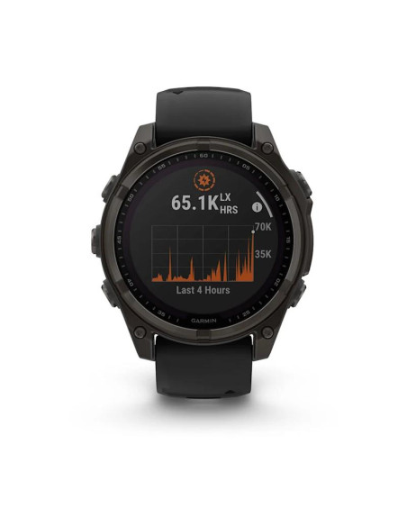 SMARTWATCH FENIX 8 SAPP. SOLAR/BLACK/GRAY 010-02906-11 GARMIN
