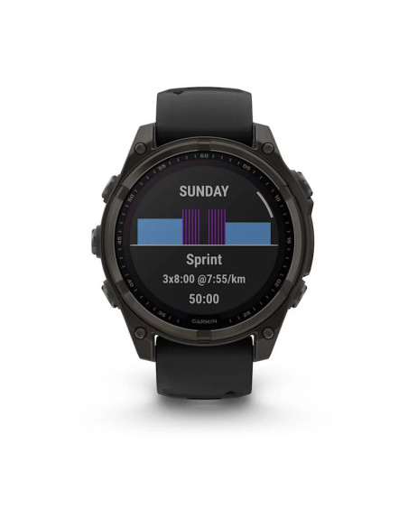 SMARTWATCH FENIX 8 SAPP. SOLAR/BLACK/GRAY 010-02906-11 GARMIN