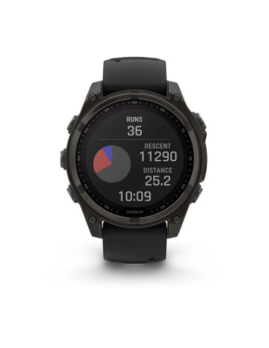 SMARTWATCH FENIX 8 SAPP. SOLAR/BLACK/GRAY 010-02906-11 GARMIN