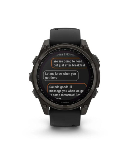 SMARTWATCH FENIX 8 SAPP. SOLAR/BLACK/GRAY 010-02906-11 GARMIN