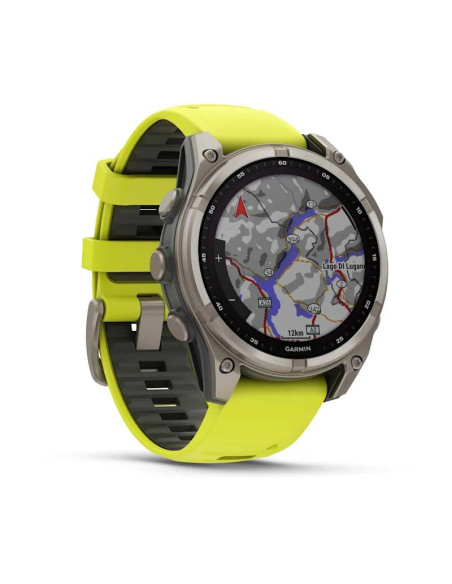 SMARTWATCH FENIX 8 SAPP. SOLAR/YELLOW 010-02906-21 GARMIN