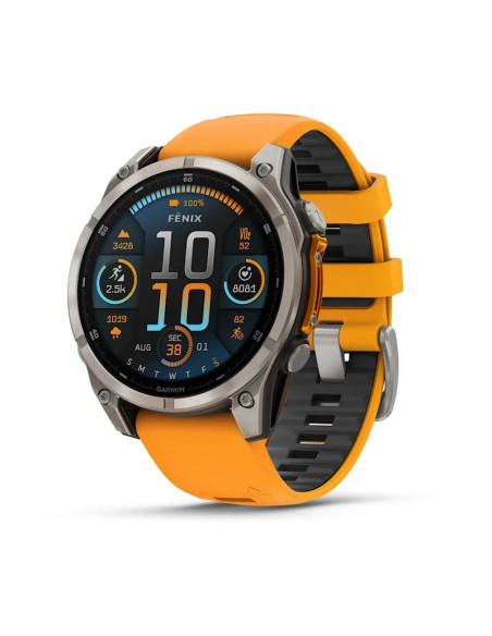 SMARTWATCH FENIX 8 SAPPHIRE/ORANGE 010-02904-11 GARMIN