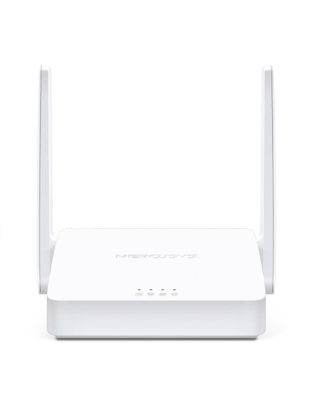 Wireless Router, MERCUSYS, Wi-Fi 4 (802.11n), Data speed 300 Mbit/s, Ethernet WAN Yes, WAN connection type RJ-45, Ethernet LAN 