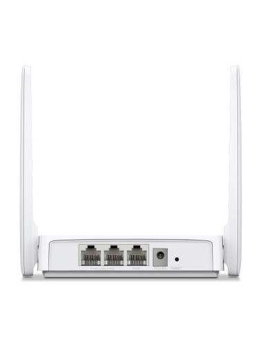 Wireless Router, MERCUSYS, Wi-Fi 4 (802.11n), Data speed 300 Mbit/s, Ethernet WAN Yes, WAN connection type RJ-45, Ethernet LAN 