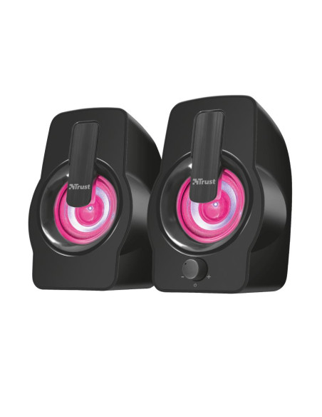 Speaker, TRUST, Gemi RGB, P.M.P.O. 12 Watts, 1xAudio-In, Black, 22948