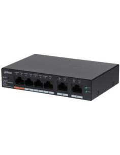 Switch, DAHUA, CS4006-4GT-60, Type L2, Desktop/pedestal, PoE ports 4, 60 Watts, DH-CS4006-4GT-60