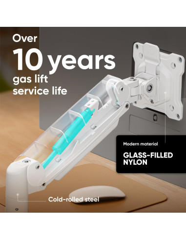 MONITOR ACC DESK MOUNT/13-32" WHITE G80-W ONKRON