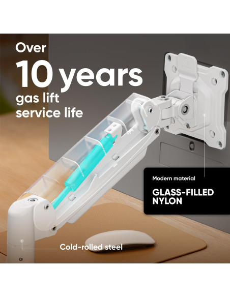 MONITOR ACC DESK MOUNT/13-32" WHITE G80-W ONKRON