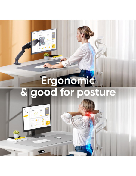 MONITOR ACC DESK MOUNT/13-32" BLACK G80-B ONKRON