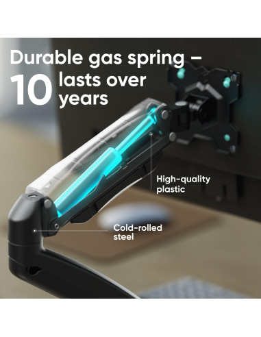 MONITOR ACC DESK MOUNT/13-32" BLACK G80-B ONKRON