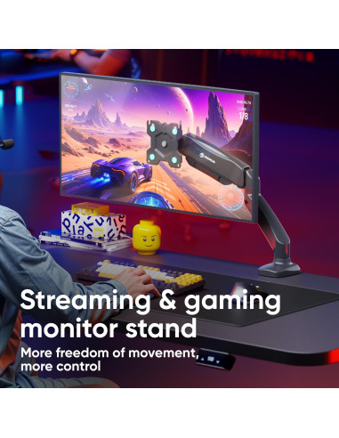 MONITOR ACC DESK MOUNT/13-32" BLACK G80-B ONKRON