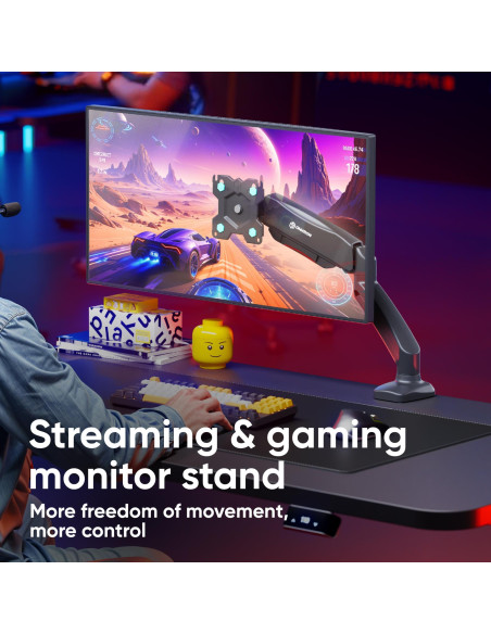 MONITOR ACC DESK MOUNT/13-32" BLACK G80-B ONKRON