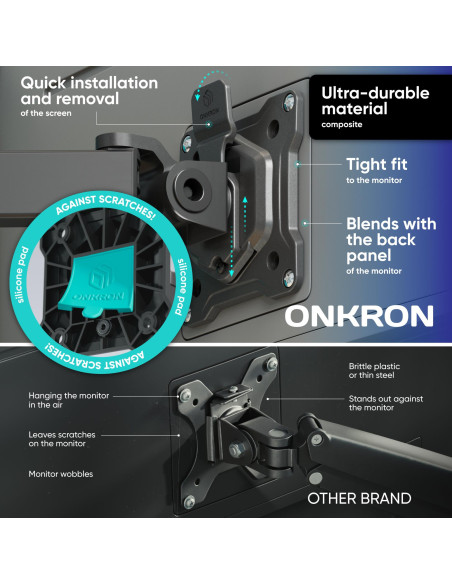 MONITOR ACC DESK MOUNT/13-32" BLACK D221E-B ONKRON