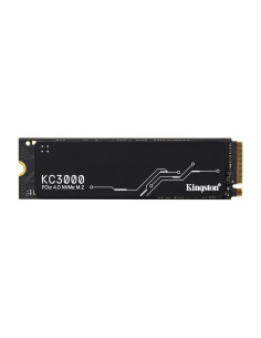 SSD, KINGSTON, KC3000, 512GB, M.2, NVMe, 3D TLC, Write speed 3900 MBytes/sec, Read speed 7000 MBytes/sec, TBW 400 TB, MTBF 1800