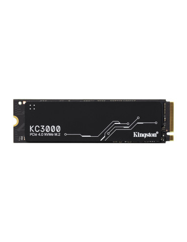 SSD, KINGSTON, KC3000, 512GB, M.2, NVMe, 3D TLC, Write speed 3900 MBytes/sec, Read speed 7000 MBytes/sec, TBW 400 TB, MTBF 1800