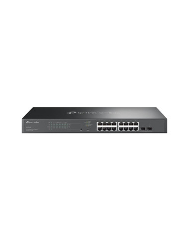 Switch, TP-LINK, JetStream, TL-SG2218P, Desktop/pedestal, 16x10Base-T / 100Base-TX / 1000Base-T, 2xSFP, PoE+ ports 16, 150 Watt