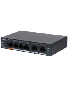 Switch, DAHUA, CS4006-4ET-60, Type L2, Desktop/pedestal, PoE ports 4, CS4006-4ET-60