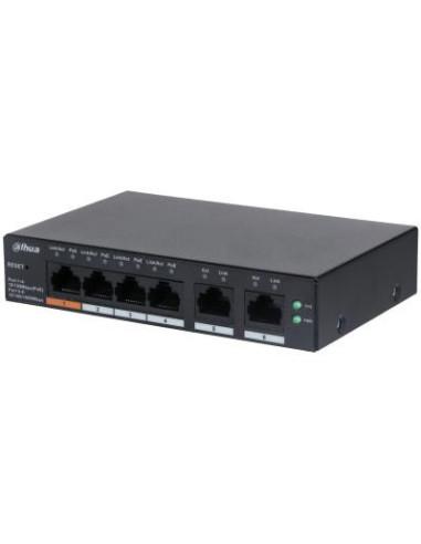 Switch, DAHUA, CS4006-4ET-60, Type L2, Desktop/pedestal, PoE ports 4, CS4006-4ET-60