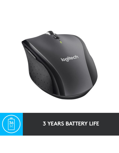 MOUSE USB LASER WRL M705/BLACK 910-001949 LOGITECH