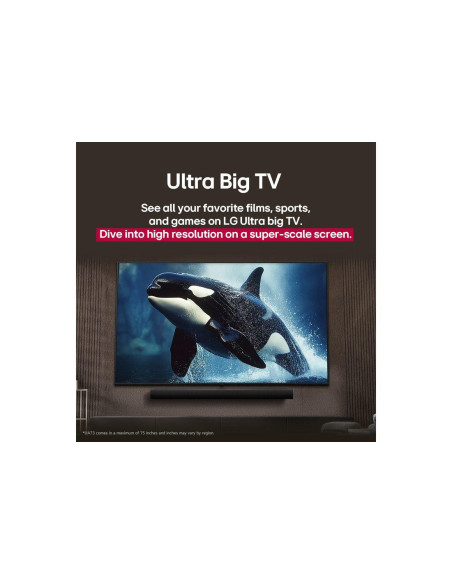 TV Set, LG, 55", 4K/Smart, 3840x2160, Wireless LAN, Bluetooth, webOS, 55UA73003LA