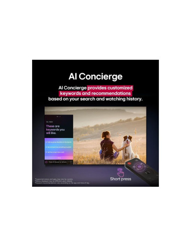 TV Set, LG, 55", 4K/Smart, 3840x2160, Wireless LAN, Bluetooth, webOS, 55UA73003LA