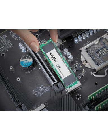SSD, CRUCIAL, E100, 480GB, M.2, PCIe Gen4, NVMe, 3D NAND, Write speed 2500 MBytes/sec, Read speed 4500 MBytes/sec, CT480E100SSD