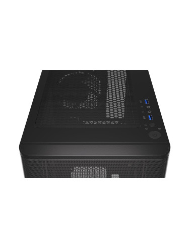 Case, ENDORFY, Ventum 200 Solid, MidiTower, Not included, ATX, MicroATX, MiniITX, Colour Black, EY2A001