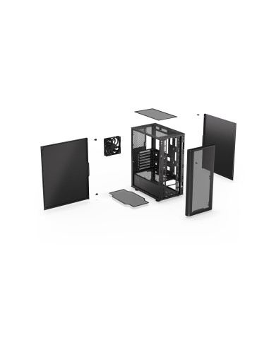 Case, ENDORFY, Ventum 200 Solid, MidiTower, Not included, ATX, MicroATX, MiniITX, Colour Black, EY2A001