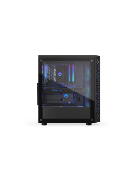 Case, ENDORFY, Signum 300 ARGB, MidiTower, Case product features Transparent panel, Not included, ATX, MicroATX, MiniITX, Colou