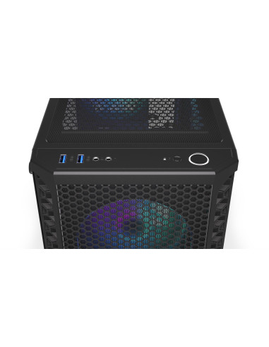 Case, ENDORFY, Signum 300 ARGB, MidiTower, Case product features Transparent panel, Not included, ATX, MicroATX, MiniITX, Colou