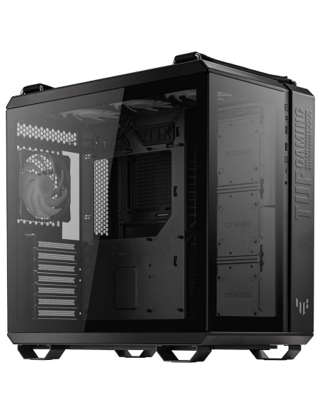 Case, ASUS, GT502 PLUS, MidiTower, Not included, ATX, MicroATX, MiniITX, Colour Black, GT502PLUS/BLK/TG/TUFGAM