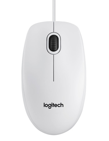 MOUSE USB OPTICAL B100/WHITE OEM 910-003360 LOGITECH