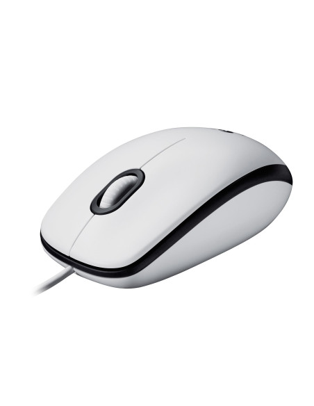 MOUSE USB OPTICAL M100/WHITE 910-006764 LOGITECH