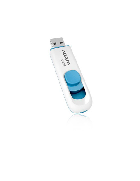 MEMORY DRIVE FLASH USB2 16GB/WH/BLUE AC008-16G-RWE A-DATA