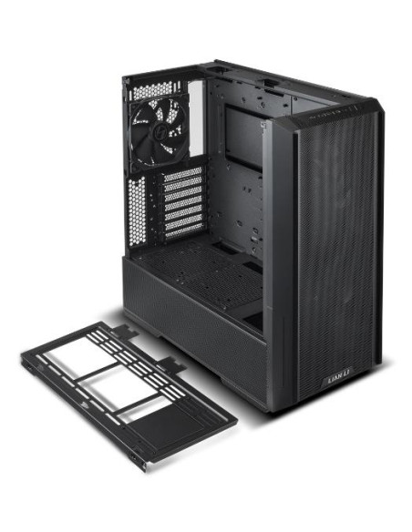 Case, LIAN LI, LANCOOL 216RX BLACK, MidiTower, Case product features Transparent panel, ATX, EATX, MicroATX, MiniITX, Colour Bl