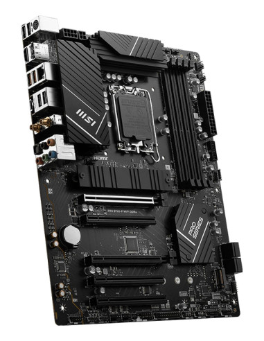 Mainboard, MSI, Intel B760 Express, LGA1700, ATX, Memory DDR4, Memory slots 4, 5xPCI-Express 5.0 16x, 2xM.2, 1xHDMI, 1xDisplayP