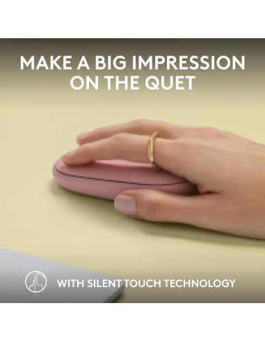 MOUSE USB OPTICAL WRL M350S/ROSE 910-007014 LOGITECH