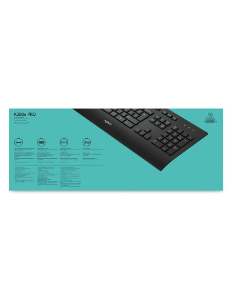 KEYBOARD K280E USB ENG/OEM 920-005217 LOGITECH