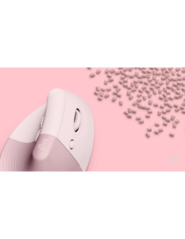 MOUSE USB OPTICAL WRL VERTICAL/PINK 910-006478 LOGITECH