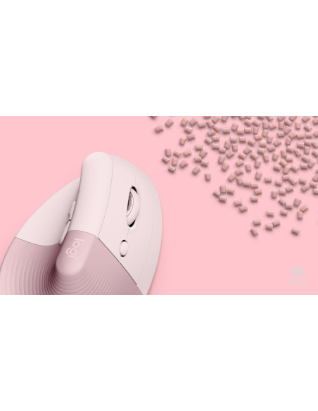 MOUSE USB OPTICAL WRL VERTICAL/PINK 910-006478 LOGITECH