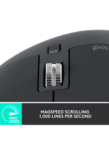 MOUSE BLUETH OPTICAL MASTER 3S/BLACK 910-006559 LOGITECH