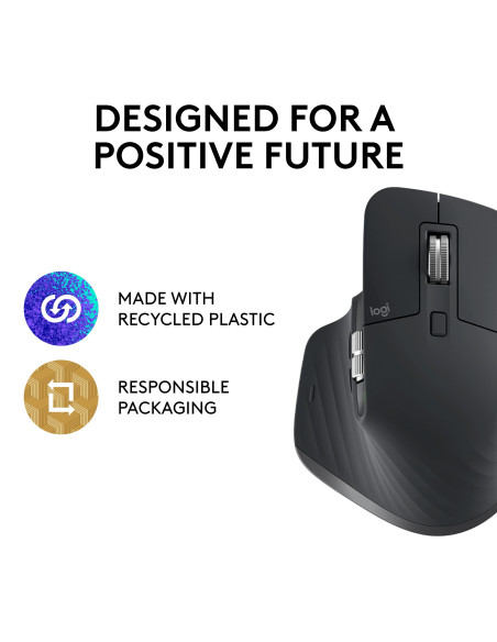 MOUSE BLUETH OPTICAL MASTER 3S/BLACK 910-006559 LOGITECH