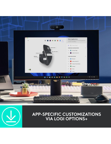 MOUSE BLUETH OPTICAL MASTER 3S/BLACK 910-006559 LOGITECH