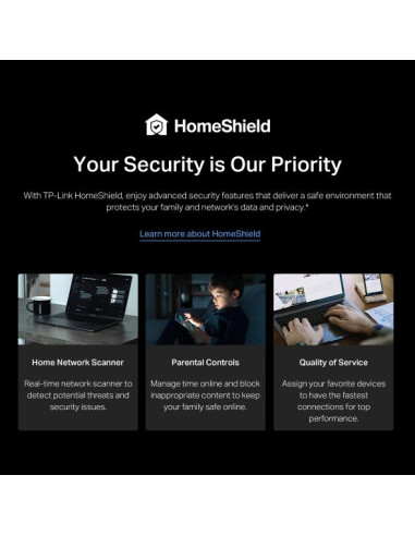 Wireless Router, TP-LINK, 3600 Mbps, Number of antennas 4, ARCHERBE3600