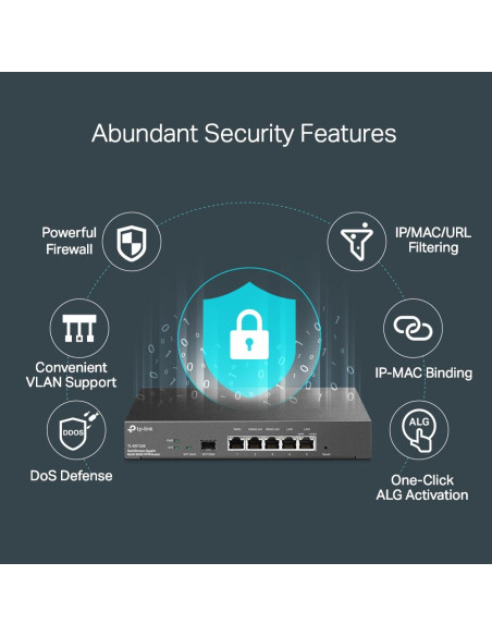 NET ROUTER 1000M 5PORT VPN/OMADA ER7206 TP-LINK