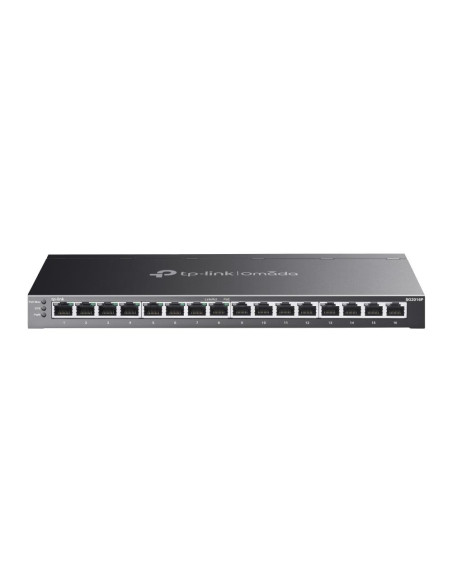 Switch, TP-LINK, Omada, TL-SG2016P, 16x10Base-T / 100Base-TX / 1000Base-T, PoE+ ports 8, 120 Watts, TL-SG2016P